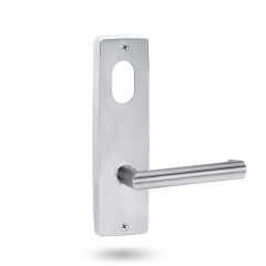 1901 SQUARE END PLATE WITH CYLINDER & 155 LEVER Polyester Powdercoat