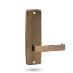1904 SQUARE END PLATE WITH TURN & 111 LEVER Oil Rubbed Bronze