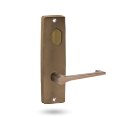 1904 INT SQUARE END PLATE WITH TURNKNOB & LEVER 145 Oil Rubbed Bronze