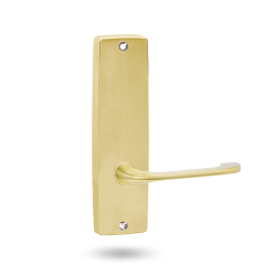 1905 SQUARE END PLATE WITH 115 LEVER Polished Brass