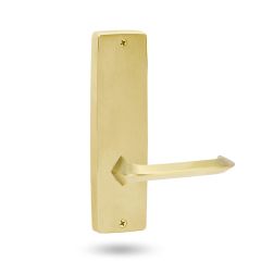 1905 INT SQUARE END PLATE WITH LEVER 116 Polished Brass Unlacquered