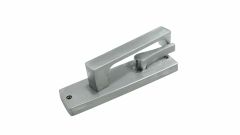 1939 SQUARE END PLATE WITH DISABLED TURN & 112 LEVER Satin Chrome