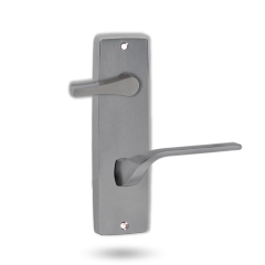 1939 SQUARE END PLATE WITH DISABLED TURN & 122 LH LEVER Polyester Powdercoat
