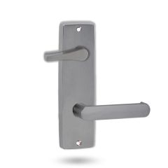 1939 SQUARE END PLATE WITH DISABLED TURN & 166 LEVER Polyester Powdercoat