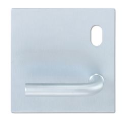 200 EXTERIOR PLATE WITH CYLINDER HOLE & 98 LEVER RH Satin Stainless