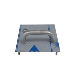 200 EXTERIOR PLATE WITH EMERGENCY TURN & 96 LEVER LH Satin Stainless
