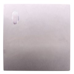 200 EXTERIOR PLATE WITH TURN ONLY LH Satin Stainless
