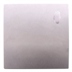 200 EXTERIOR PLATE WITH TURN RH Satin Stainless