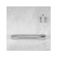 200 EXTERIOR PLATE WITH PRIVACY INDICATOR TURN & 96 LEVER RH Satin Stainless