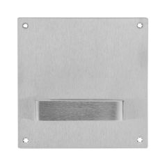 201 INTERIOR PLATE WITH 90 LEVER LH Satin Stainless