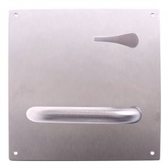 201 INTERIOR PLATE WITH DISABLED TURN & 96 LEVER RH Satin Stainless