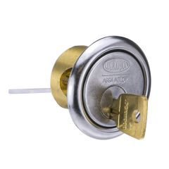 LOCKWOOD 201 RIM LOCK CYLINDER 003 CODED Satin Chrome