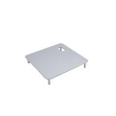 202 EXTERIOR PLATE WITH CYLINDER HOLE RH Natural
