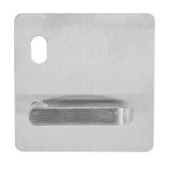 202 EXTERIOR PLATE WITH CYLINDER HOLE & 59 LEVER LH Satin Stainless