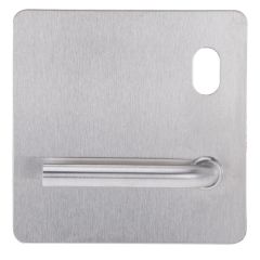 202 EXTERIOR PLATE WITH CYLINDER HOLE & 97 LEVER RH Satin Stainless