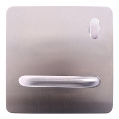 202 EXTERIOR PLATE WITH TURN & 96 LEVER RH Satin Stainless Steel