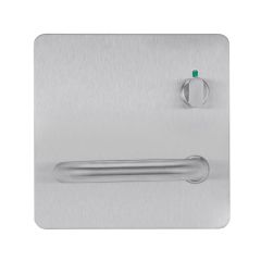 202 EXTERIOR PLATE WITH PRIVACY INDICATOR TURN & 96 LEVER RH Satin Stainless