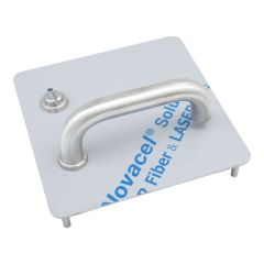 202 EXTERIOR PLATE WITH PRIVACY INDICATOR TURN & 96 LEVER SELECTOR LH Satin Stainless