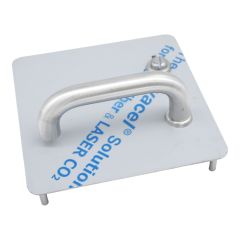 202 EXTERIOR PLATE WITH PRIVACY INDICATOR TURN & 96 LEVER SELECTOR RH Satin Stainless