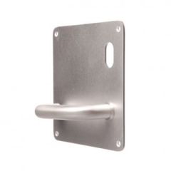 203 INTERIOR PLATE WITH CYLINDER HOLE & 96 LEVER RH Natural