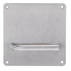 203 INTERIOR PLATE WITH 97 LEVER LH Satin Stainless