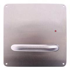 203 INTERIOR PLATE WITH LED & 96 LEVER RH Satin Stainless