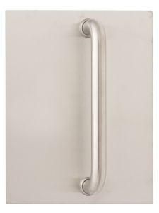 206 EXTERIOR PLATE WITH P3 PULL HANDLE Satin Stainless
