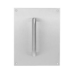 207 INTERIOR PLATE WITH P2 PULL HANDLE Satin Stainless