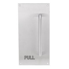 209 INTERIOR PLATE WITH PULL OUTLINE & P3 PULL HAN LH Satin Stainless