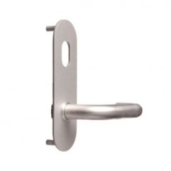 212 EXTERIOR PLATE WITH CYLINDER HOLE & 96 LEVER Natural