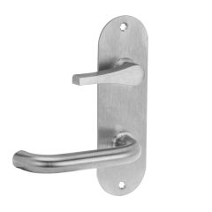 213 INTERIOR PLATE WITH DISABLED TURN & 70 LEVER RH Satin Stainless