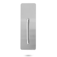 214 EXTERIOR PLATE & P2 PULL HANDLE Satin Stainless
