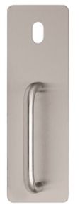 214 EXTERIOR PLATE WITH CYLINDER HOLE & P2 PULL HANDLE Polyester Powdercoat