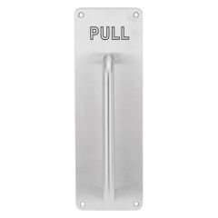 215 INTERIOR PLATE PULL OUTLINE & P3 PULL HANDLE Satin Stainless