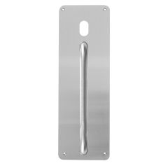 215 INTERIOR PLATE WITH CYLINDER HOLE & P3 PULL HANDLE Satin Stainless