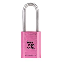 215A 40MM ALUM BODY PADLOCK 50MM S/STEEL 6.4MM DIA SHACKLE L/E - UNDER PERMIT RED COVER TP No Finish