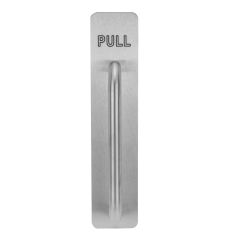 216 EXTERIOR PLATE PULL OUTLINE & P3 PULL HANDLE Satin Stainless