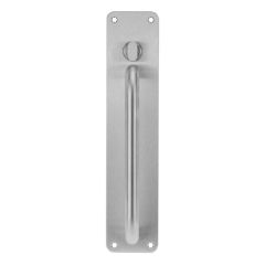 217 INTERIOR PLATE WITH TURN & P3 PULL HANDLE Satin Stainless