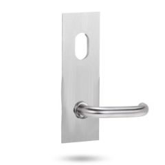 224 EXTERIOR PLATE WITH CYLINDER HOLE & 96 LEVER Marine Grade