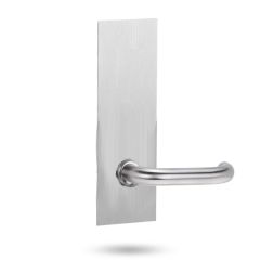 224 SERIES EXTERIOR PLATE AND LEVER Satin Stainless
