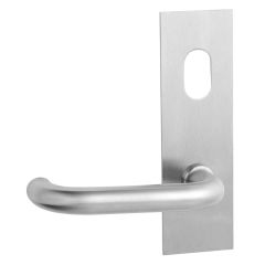 224 EXTERIOR PLATE & FIXED 96 LEVER RH Satin Stainless
