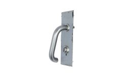 224 EXT PLATE, P.IND EM TURN & LEVER 70 SELECTOR Satin Stainless