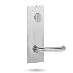 225 INTERIOR PLATE WITH TURN & 96 LEVER Satin Stainless