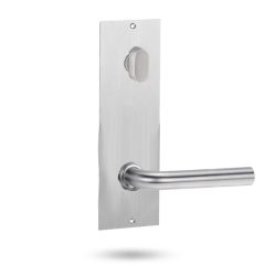 225 INTERIOR PLATE WITH TURN & 98 LEVER Satin Stainless