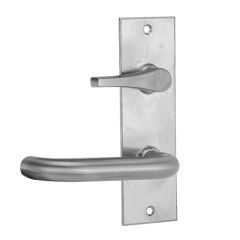 225 INTERIOR PLATE WITH DISABLED TURN & 96 LEVER RH Satin Stainless