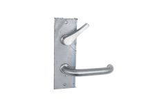 225 INTERIOR PLATE WITH DISABLED TURN & 70 LEVER SELECTOR LH Satin Stainless