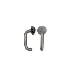 260 SERIES 96 LEVER ON ROUND ROSE FULL SET Satin Stainless