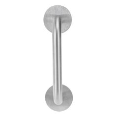 260 SERIES P2 PULL HANDLE ON ROUND ROSE Satin Stainless