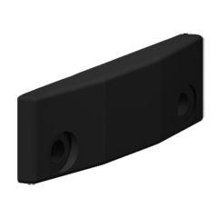 WEDGE RIVET 3MM - BLACK Black