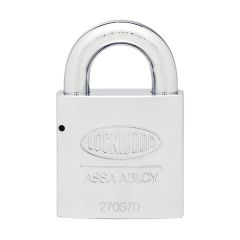 270S 70MM STEEL BODY PADLOCK D/LOCKING 25MM MOLY STEEL 14MM DIAMETER SHACKLE NDP No Finish